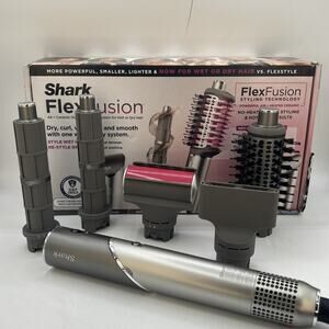 Shark FlexFusion Hair Dryer with Fusion Hair Brush, Ceramic Air Styler BRAND NEW